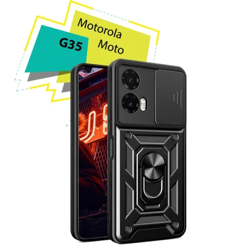 Чохол до мобільного телефона BeCover Military Motorola Moto G35 Black (713089)
