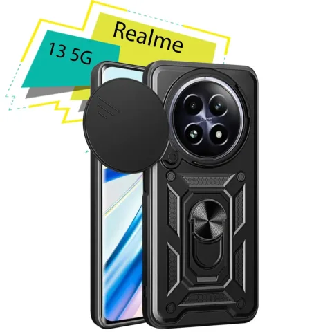 Чохол до мобільного телефона BeCover Military Realme 13 5G Black (713075)