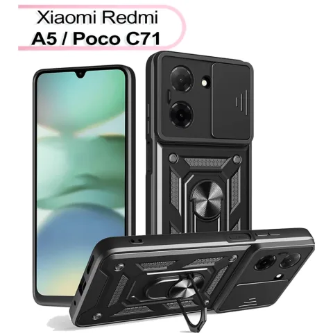 Чохол до мобільного телефона BeCover Military Xiaomi Redmi A5 / Poco C71 Black (713543)