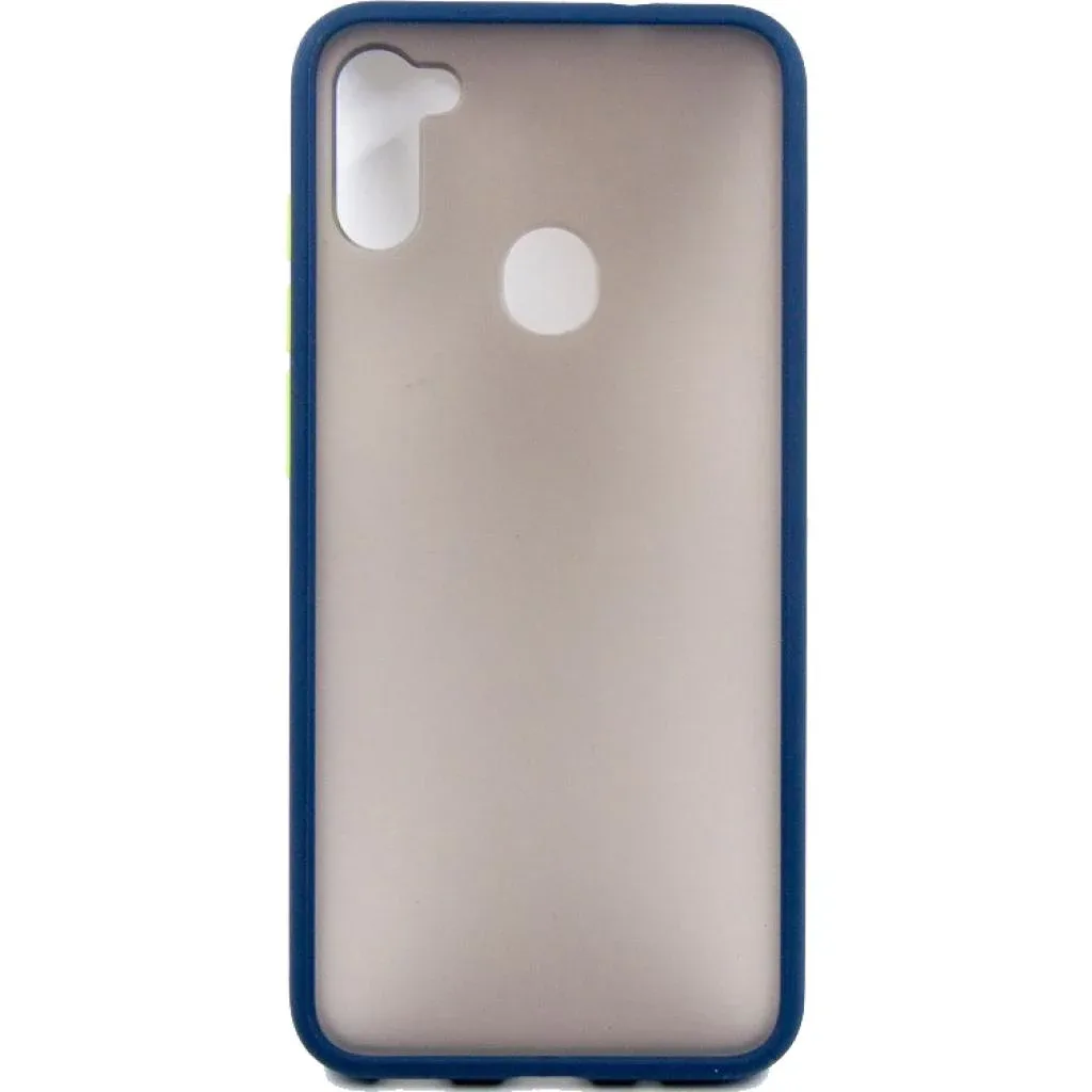 Чохол до мобільного телефона Dengos Matt Samsung Galaxy M11, blue (DG-TPU-MATT-48) (DG-TPU-MATT-48)