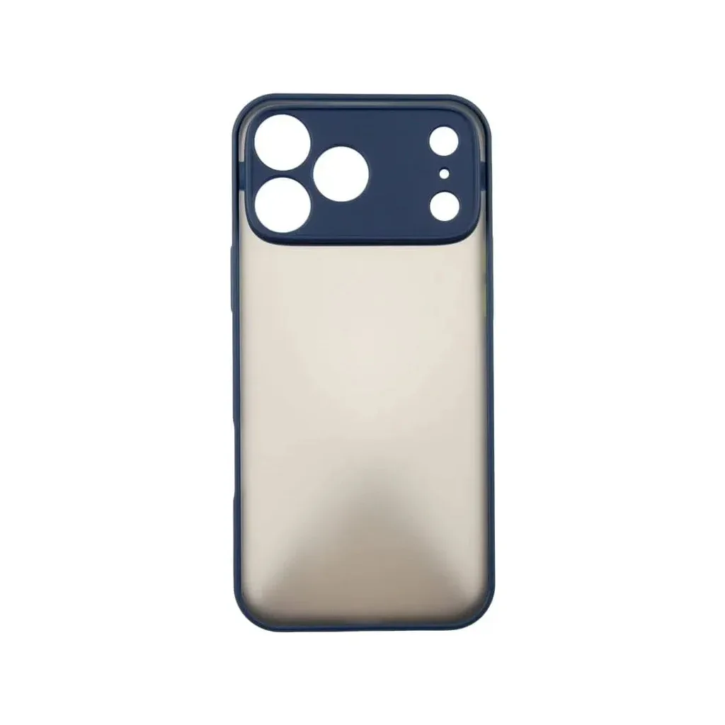 Чохол до мобільного телефона Dengos Matte iPhone 17 Pro Max Blue (DG-TPU-MATT-172)