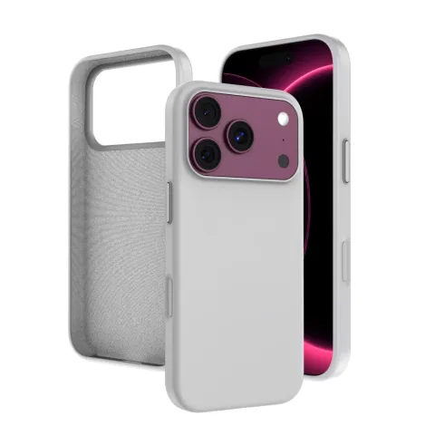 Чохол до мобільного телефона Intaleo Silicone Case Apple iPhone 18 Pro Max White (1283126641206)