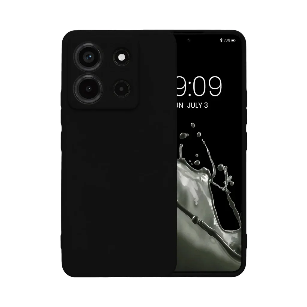 Чохол до мобільного телефона Intaleo Silicone Motorola Edge 50 Pro Black (1283126640155)