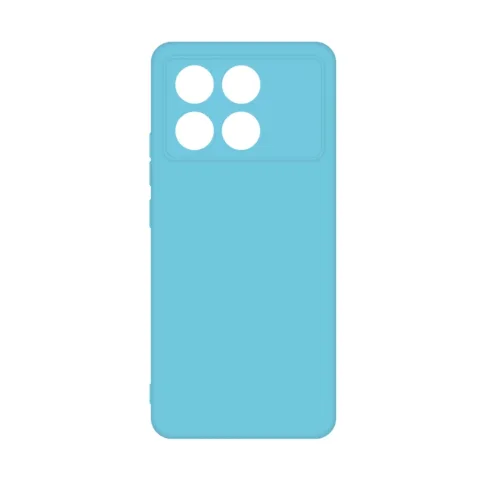 Чохол до мобільного телефона Intaleo Silicone Poco X6 Pro Light Blue (1283126600470)