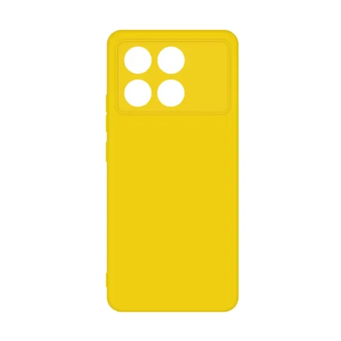 Чохол до мобільного телефона Intaleo Silicone Poco X6 Pro Yellow (1283126600487)