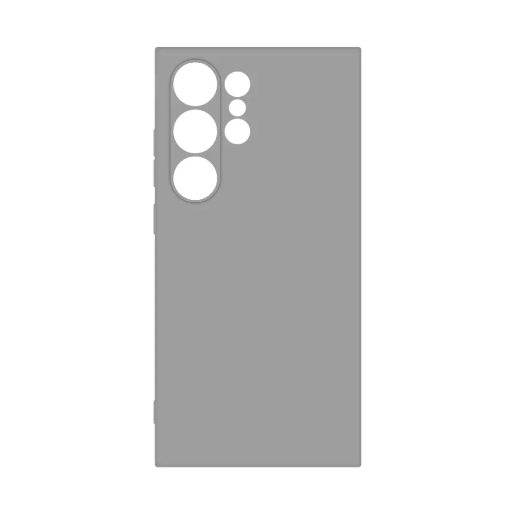 Чохол до мобільного телефона Intaleo Silicone Samsung Galaxy S24 Ultra Grey (1283126600401)