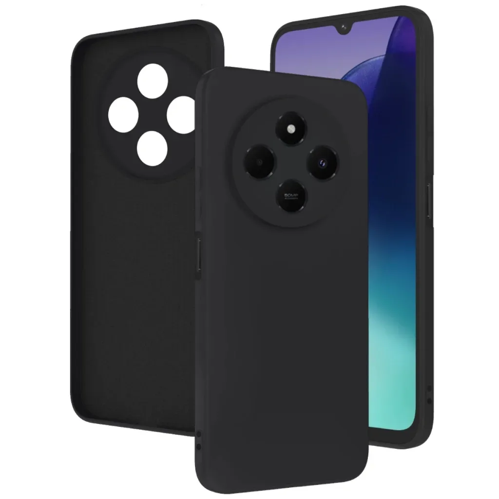 Чохол до мобільного телефона Intaleo Silicone Xiaomi Redmi 14C 4G Black (1283126617126)