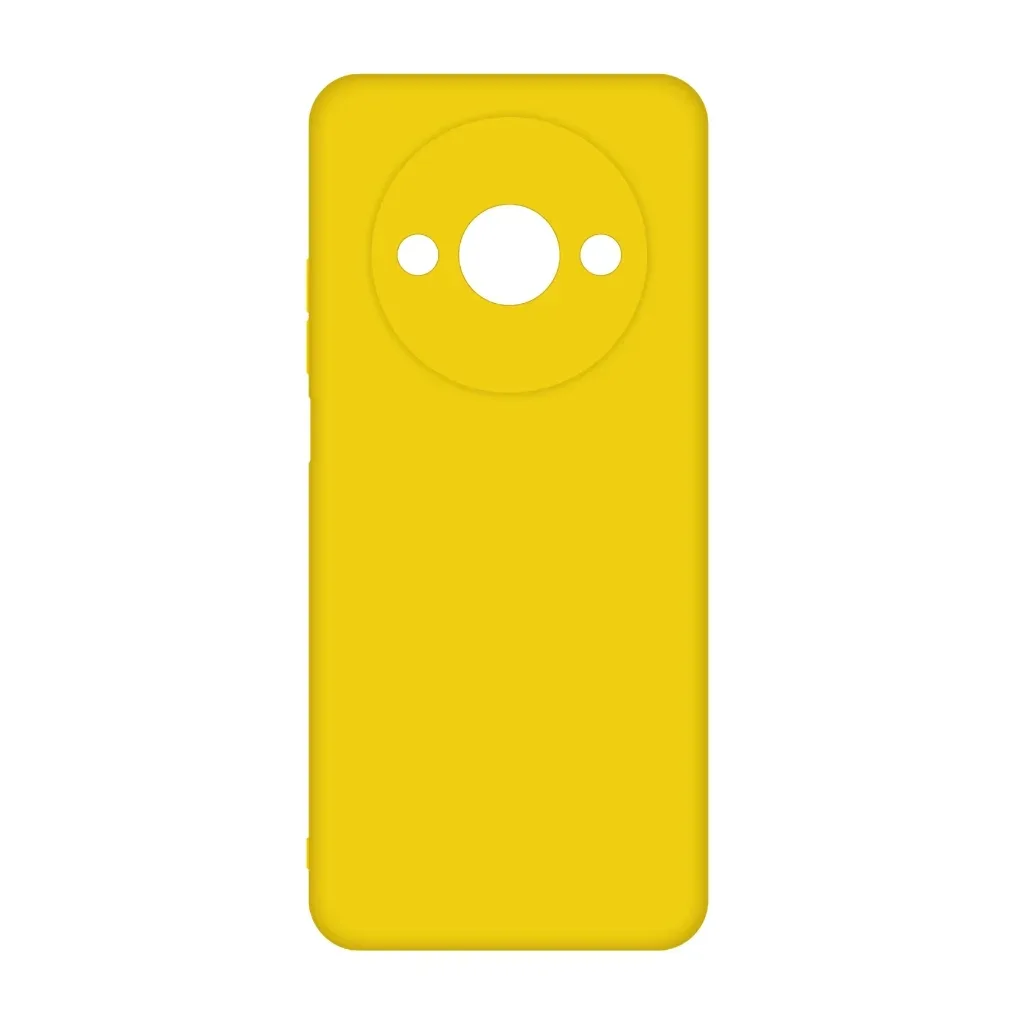 Чохол до мобільного телефона Intaleo Silicone Xiaomi Redmi A3 Yellow (1283126600937)