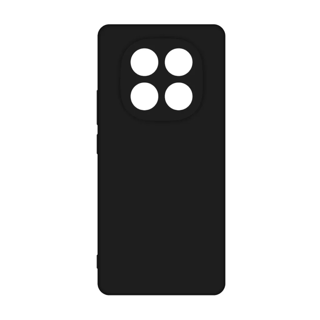 Чохол до мобільного телефона Intaleo Silicone Xiaomi Redmi Note 14 Pro 4G Black (1283126640230)
