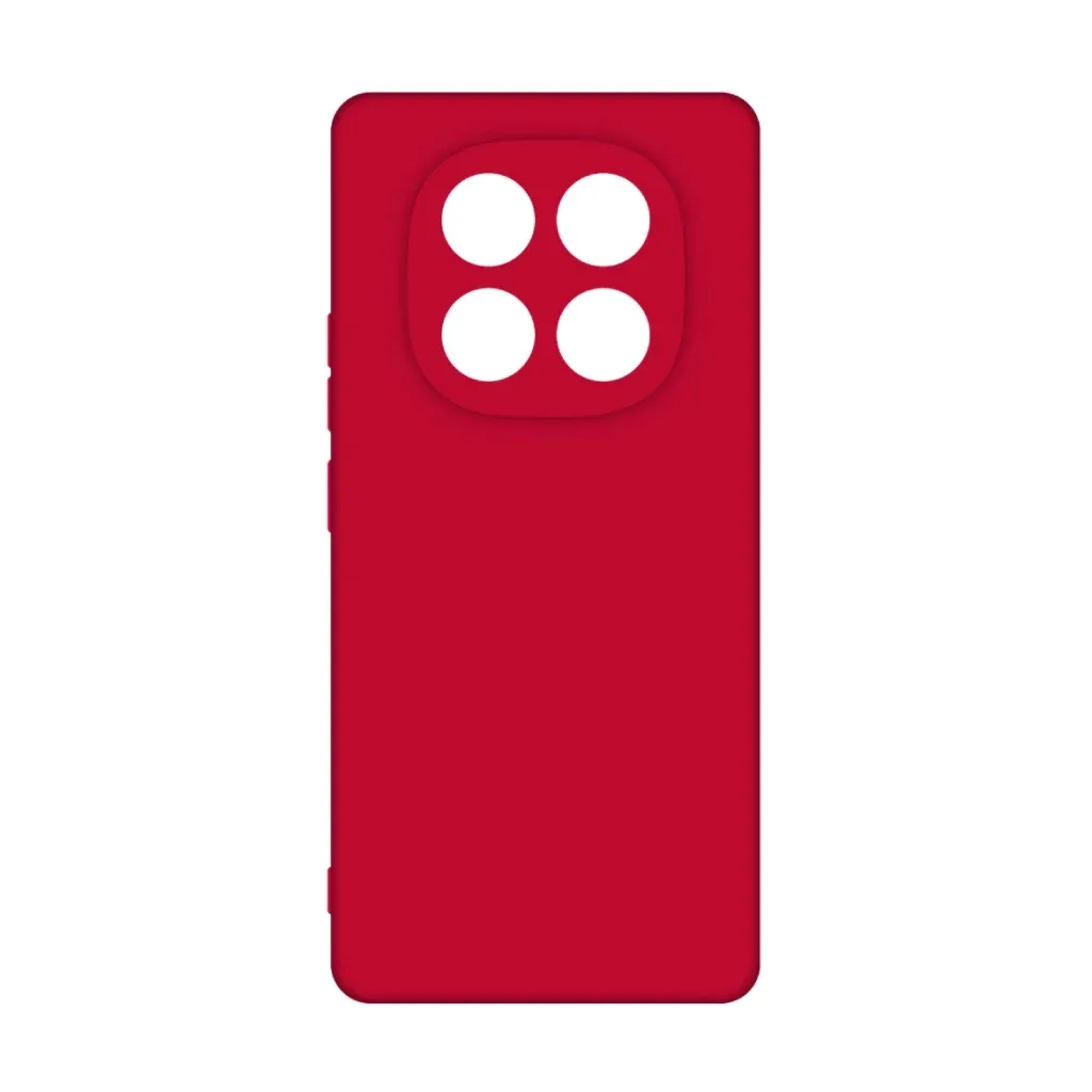 Чохол до мобільного телефона Intaleo Silicone Xiaomi Redmi Note 14 Pro Plus Red (1283126617263)