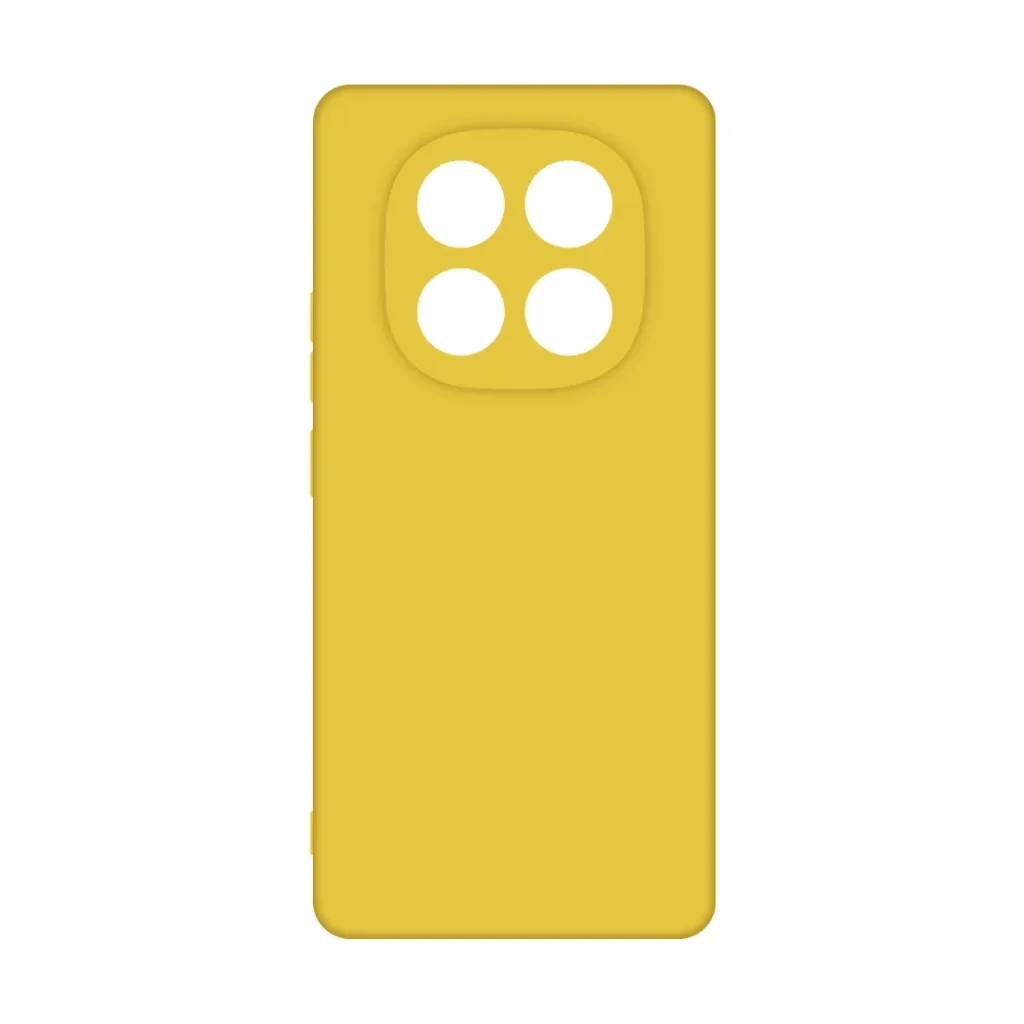 Чохол до мобільного телефона Intaleo Silicone Xiaomi Redmi Note 14 Pro Plus Yellow (1283126617225)
