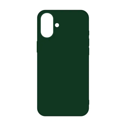 Чохол до мобільного телефона Intaleo SoftShell Apple iPhone 16 Plus Dark Green (1283126609237)