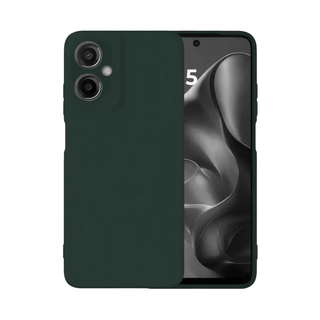 Чохол до мобільного телефона Intaleo SoftShell Moto G55 Dark Green (1283126632396)