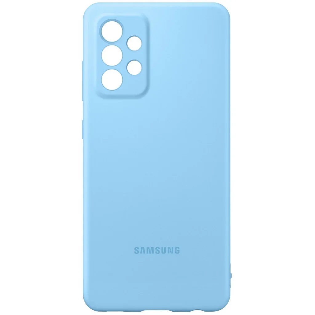 Чохол до мобільного телефона Samsung SAMSUNG Galaxy A52/A525 Silicone Cover Blue (EF-PA525TLEGRU)