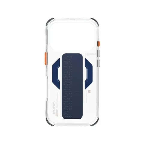 Чохол до мобільного телефона Skinarma Haxa Magnetic Charging + Grip Stand iPhone 17 Pro Blue (8886461249392)