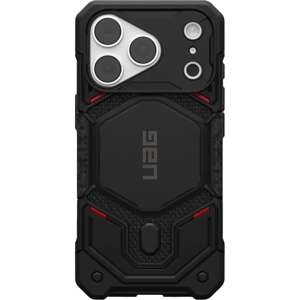 Чохол до мобільного телефона UAG Monarch Pro Magsafe iPhone 18 Pro Kevlar Black (114569113940)