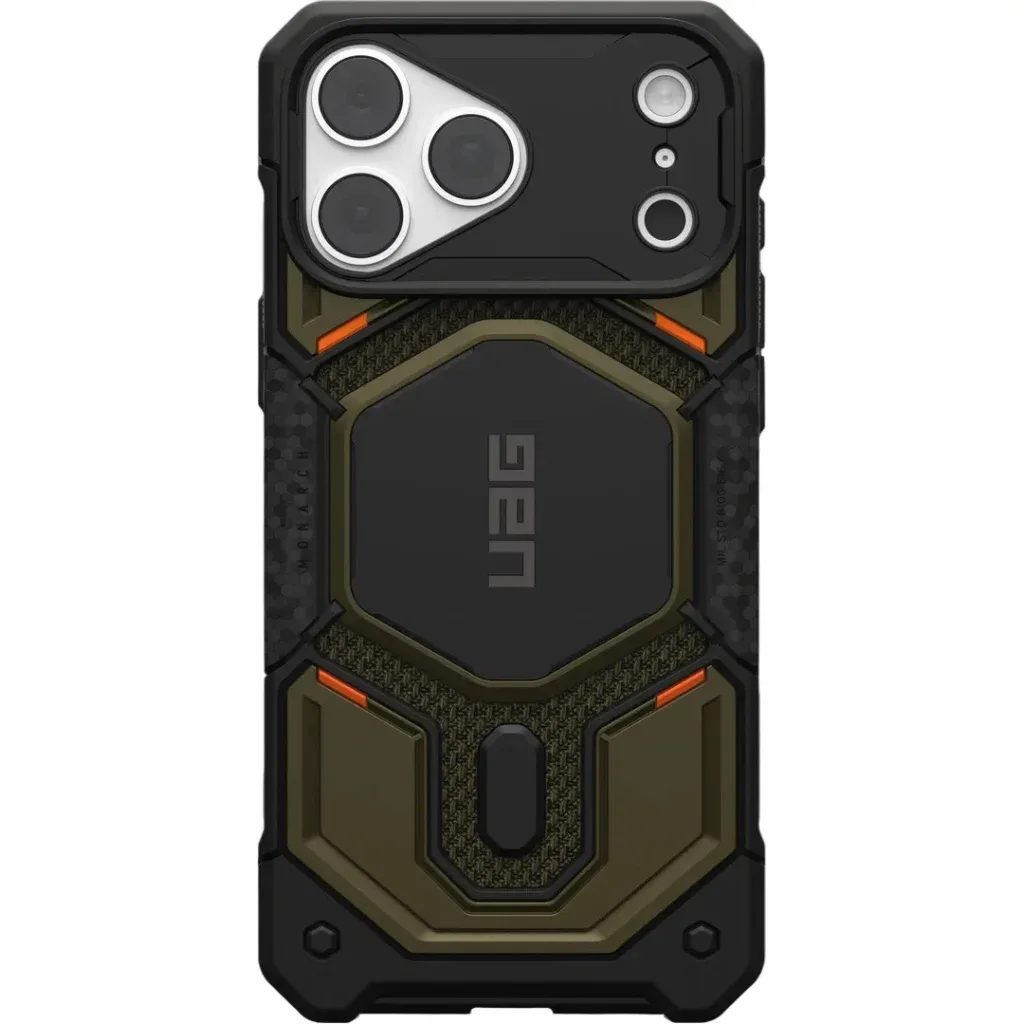 Чохол до мобільного телефона UAG Monarch Pro Magsafe iPhone 18 Pro Max Kevlar Element Green (11456811397B)