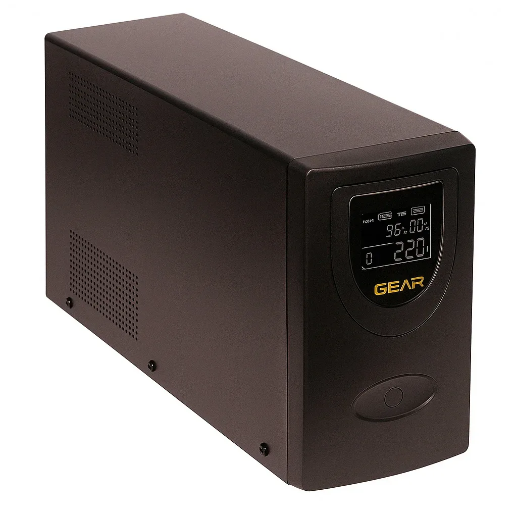 Пристрій безперебійного живлення GEAR GU-2000PLCD