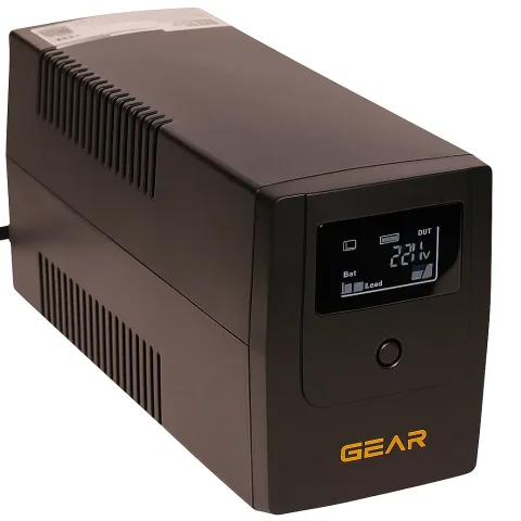 Пристрій безперебійного живлення GEAR GU-600PLCD