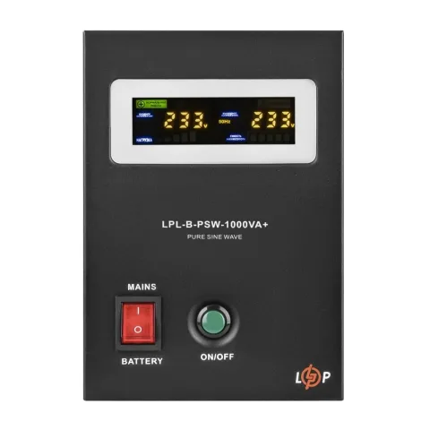 Пристрій безперебійного живлення LogicPower LPL-B-PSW-1000VA+ ( 700W ) 12V (37712)