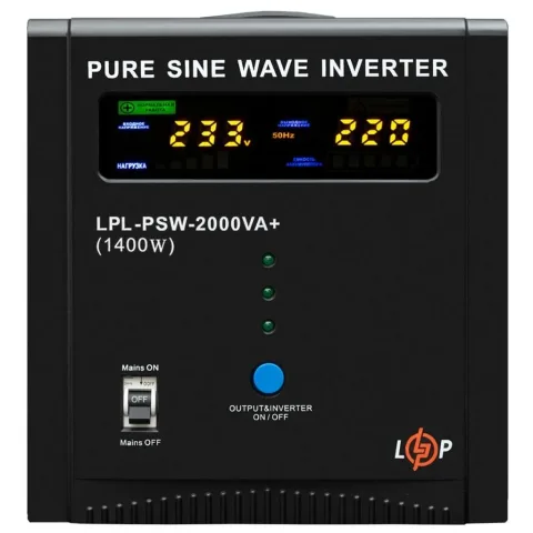 Пристрій безперебійного живлення LogicPower LPL-PSW-2000VA+ ( 1400W ) 24V (37721)