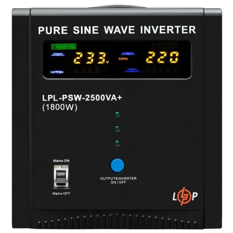Пристрій безперебійного живлення LogicPower LPL-PSW-2500VA+ ( 1800W ) 24V (37722)