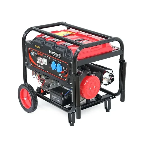 Генератор COVAX EPH10000E2, 7.0kW, 220V, 50Hz, DC12V, 18HP, електро стартер, 25L (EPH10000E2)