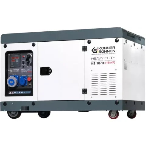 Генератор Konner&Sohnen KS 16-1E 230V, 16/15kW, електростартер (KS16-1E)