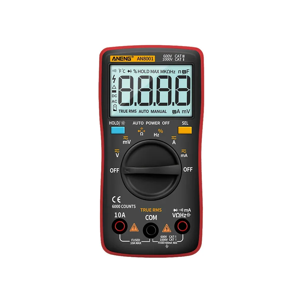 Цифровий мультиметр ANENG AN8001, V, A, R (AN8001)