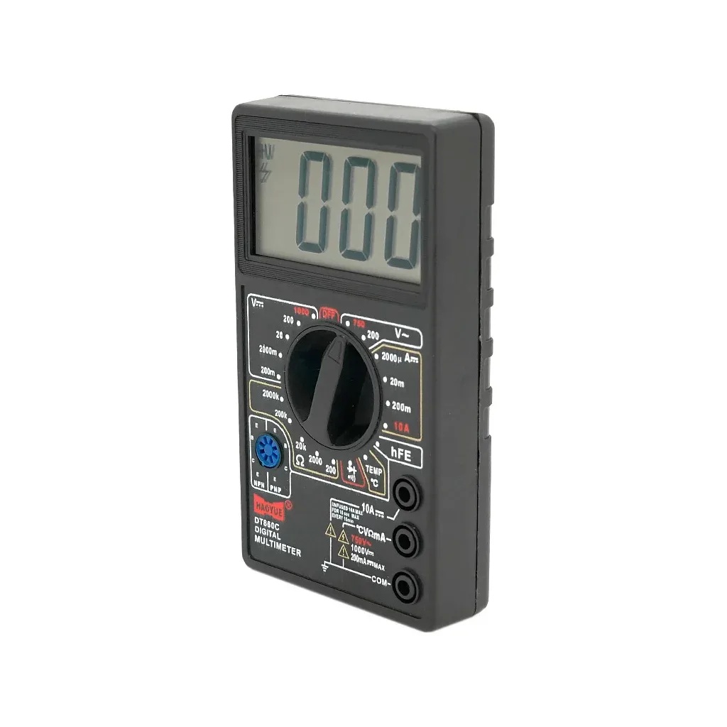 Цифровий мультиметр HAOYUE DT-860C, щупи, термопара, Box (HAOYUE DT-860C)