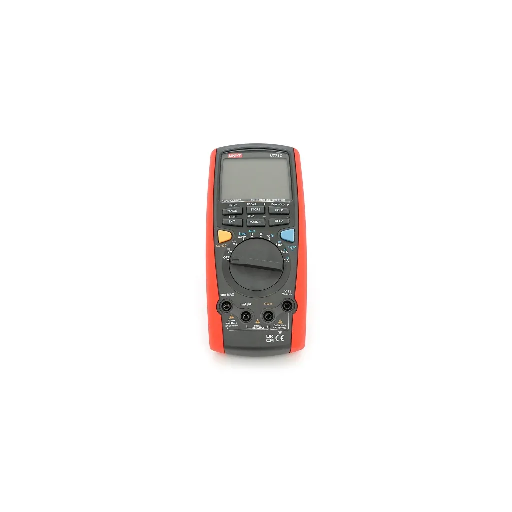 Цифровий мультиметр UNI-T Мультиметр UNI-T UT71C: V (400мВ-1000В). A (400мкА-10А). Ω. F. Hz. °C. True RMS. (UT71C)