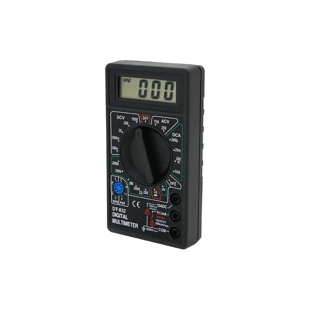Цифровий мультиметр Voltronic DT-832, V, A, R, Q100 (DT-832)