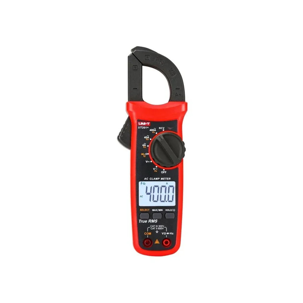 Токові кліщі UNI-T UT201+ A (AC), V (AC/DC), , NCV (True RMS) (UT 201+)