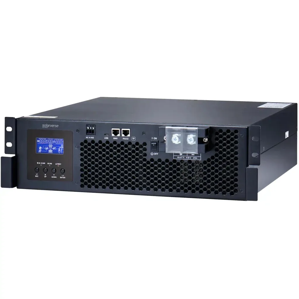 Сонячний інвертор Solarverse Ampere Rack 5kW 48V 1 MPPT 220V 1ф (SV5048UPSR)