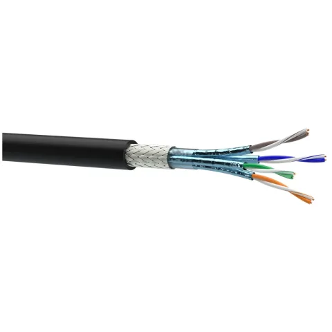 Кабель мережевий OK-Net SFTP cat.7 305м зовнішній (S/FTP-cat.7) (КПпПО-ВПЭ (600) 4*2*0,56)