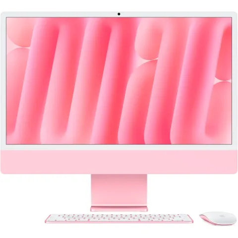 Комп'ютер Apple 24" iMac Retina 4.5K / Apple M4 (10-c/CPU, 10-c/GPU), 16, 256, Pink, A3137 (MWV43UA/A)