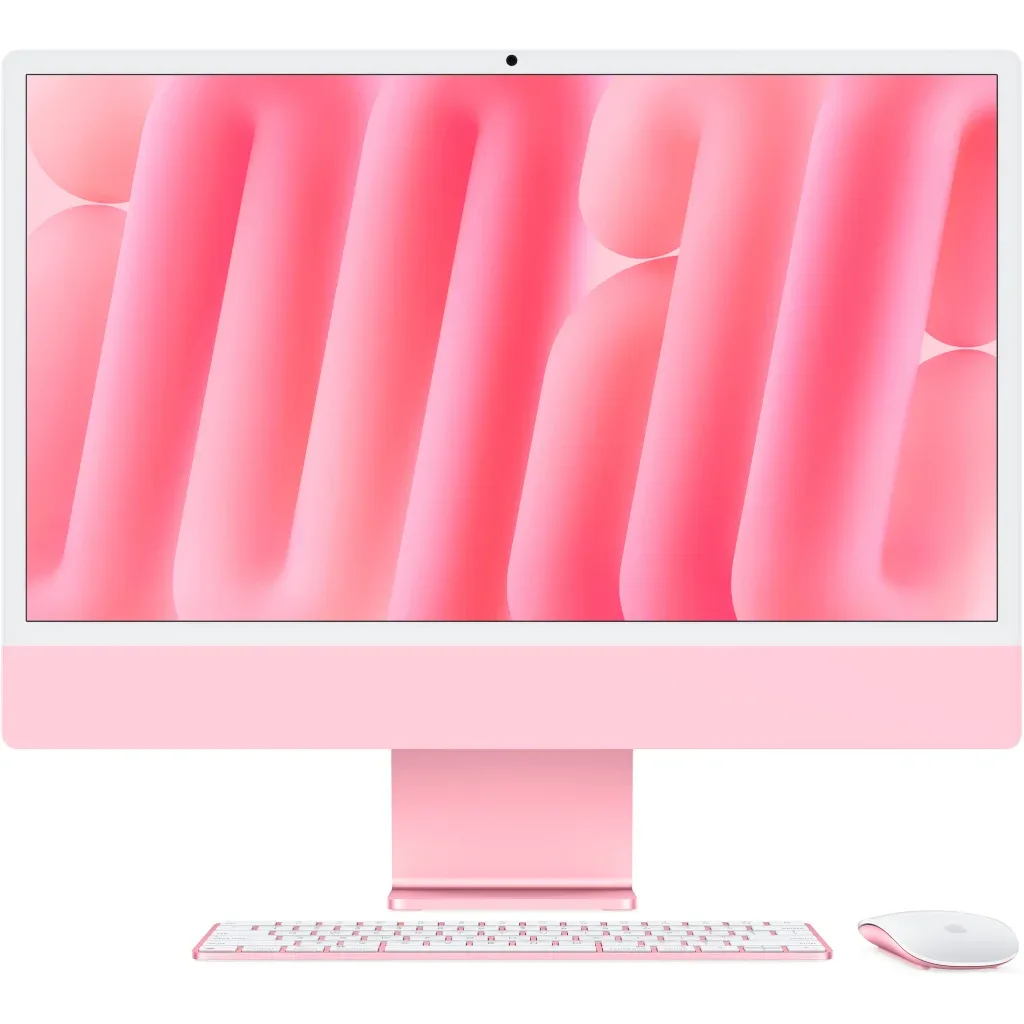 Комп'ютер Apple 24" iMac Retina 4.5K / Apple M4 (8-c/CPU, 8-c/GPU), 16, 256, Pink, A3247 (MWUG3UA/A)