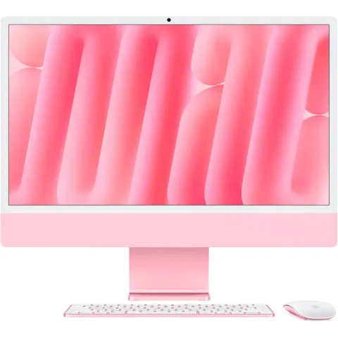 Комп'ютер Apple 24" iMac Retina 4.5K / Apple M4 (8-c/CPU, 8-c/GPU), 16, 256, Pink, A3247 (MWUG3UA/A)