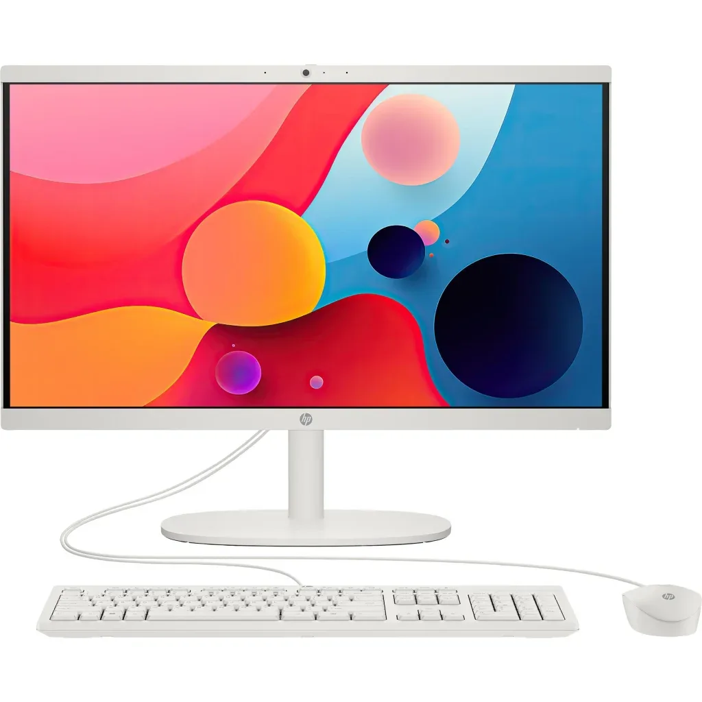 Комп'ютер HP 22-dg0002ua AiO / i3-N300, 8, 512, WiFi, кл+м, white (C31F4EA)