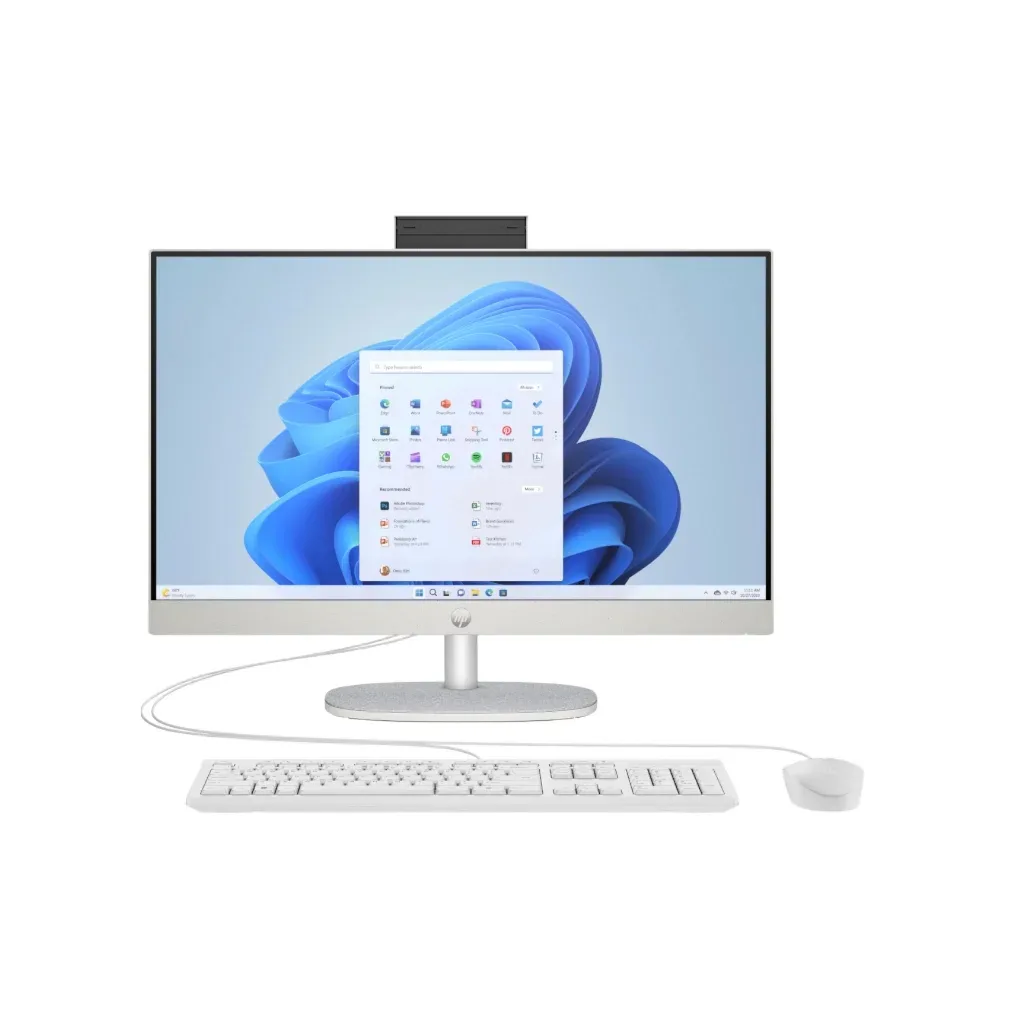 Комп'ютер HP 24-cr1006ua AiO / Ultra5 125U, 16, 512, Cam, кл+м (D3SB2EA)
