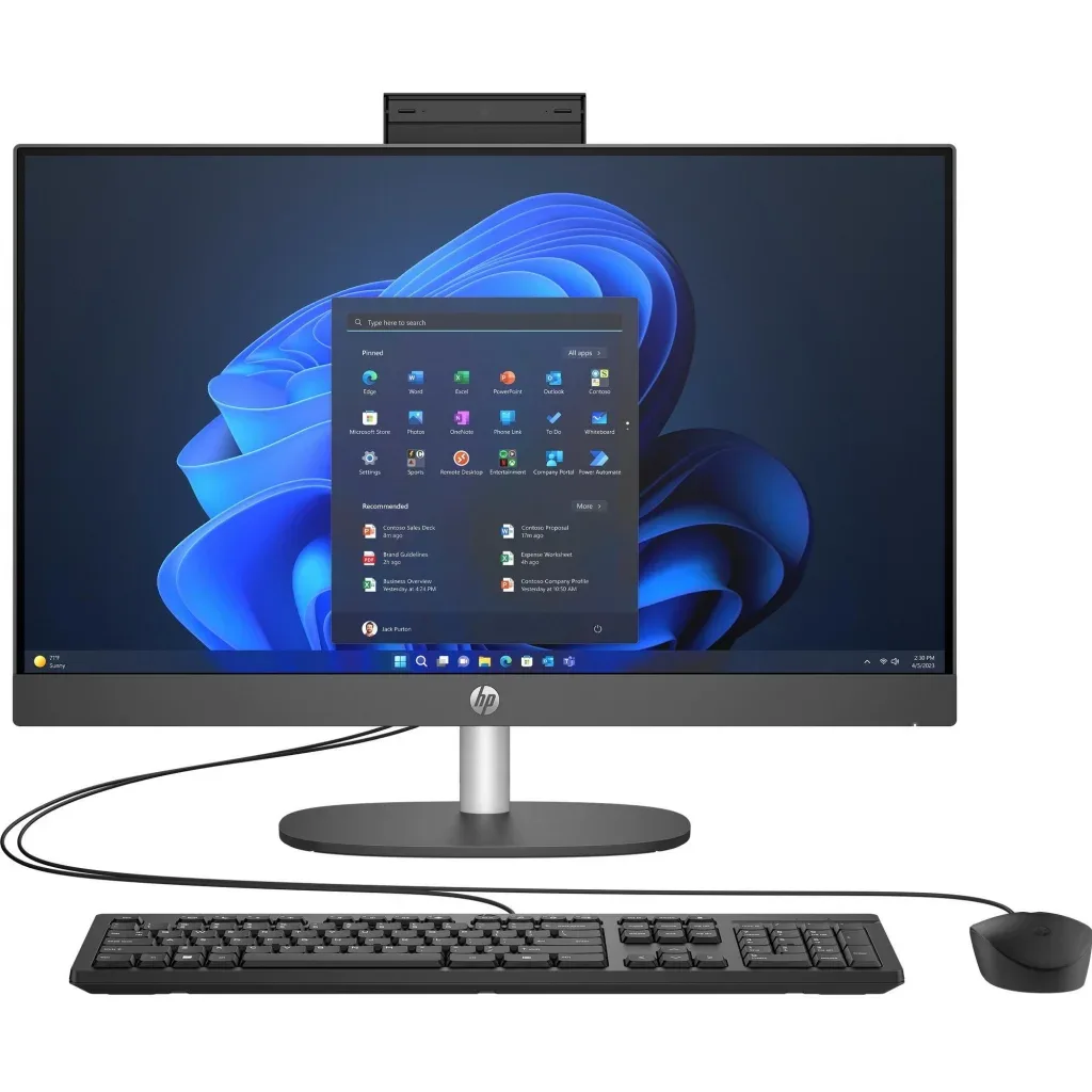 Комп'ютер HP 240 G10 AiO / i3-N300, 8, 512, WiFi, кл+м, Win11P (9M9M1AT)