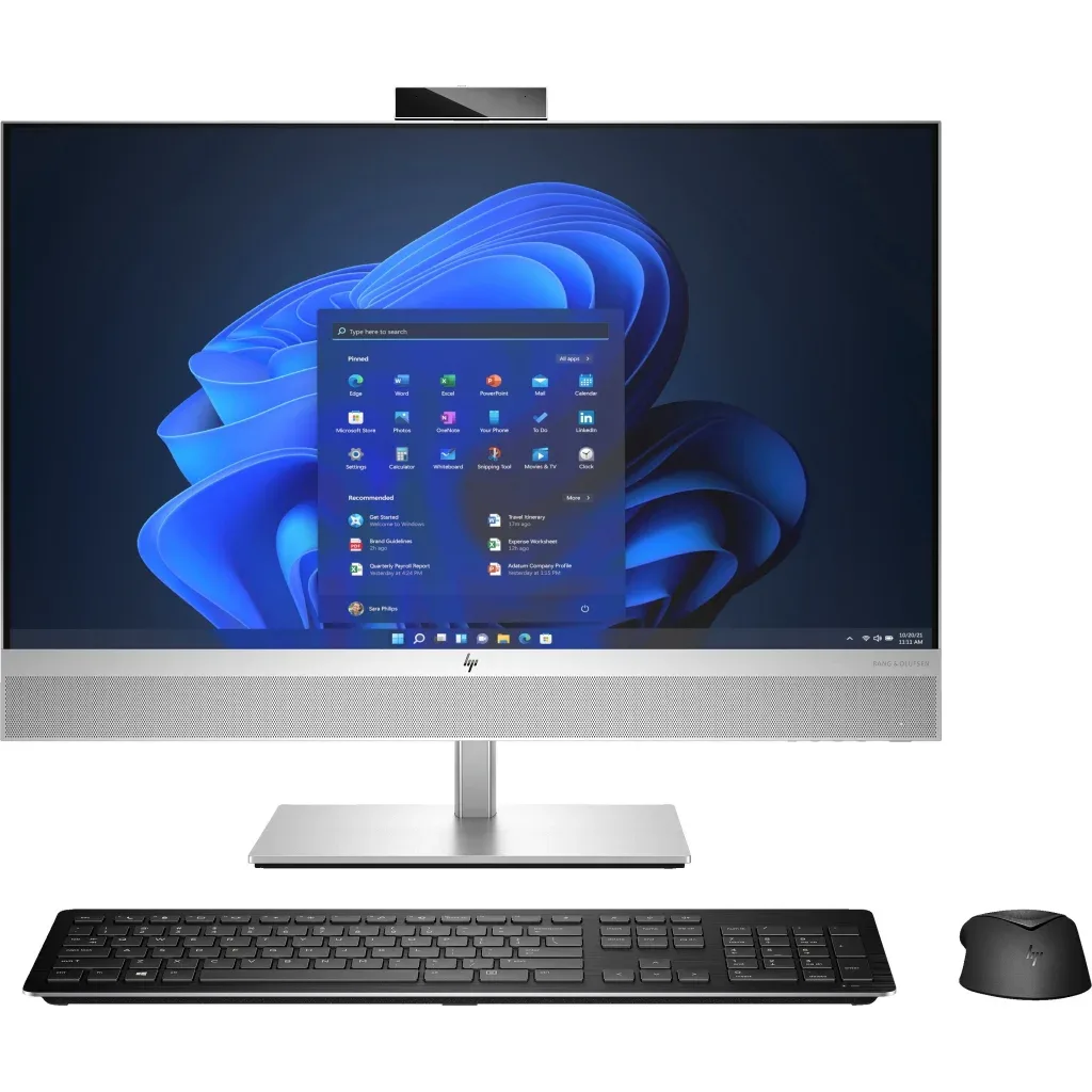 Комп'ютер HP EliteOne 870 G9 AiO / i5-14500, 16, 512, WiFi, кл+м, Win11P (A55MVET)