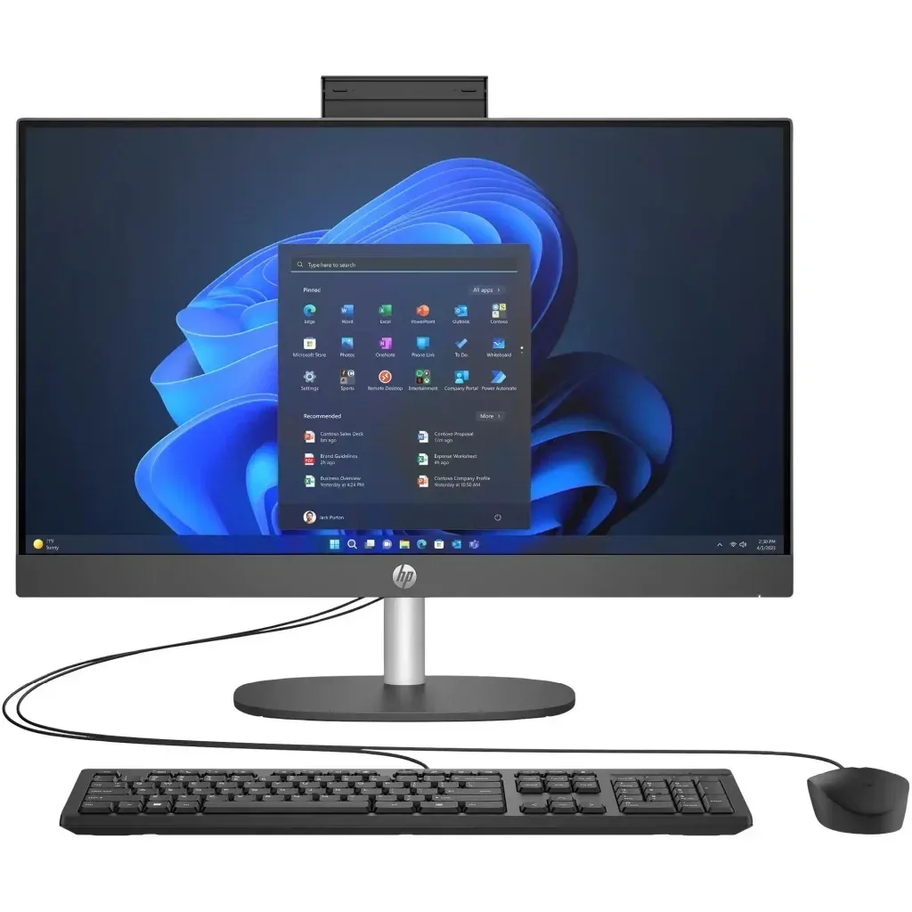 Комп'ютер HP ProOne 240 G10 AiO / Ultra5 125U, 8, 512, WiFi, кл+м (D10FBET)