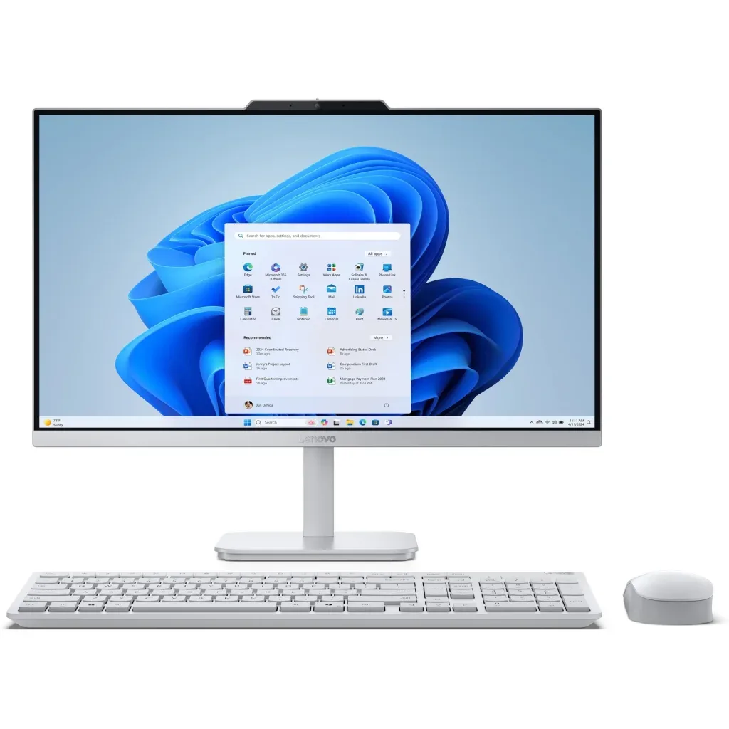 Комп'ютер Lenovo A100 AiO / N100, 8, 512, WKM (F0JN002TUO)