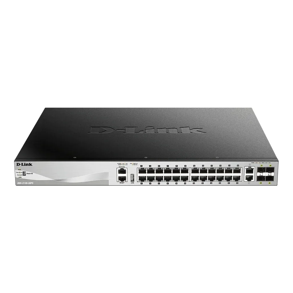Комутатор мережевий D-Link DGS-3130-30PS