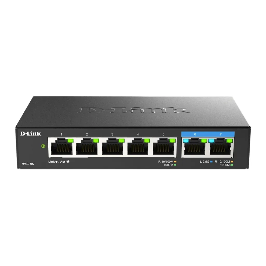 Комутатор мережевий D-Link DMS-107