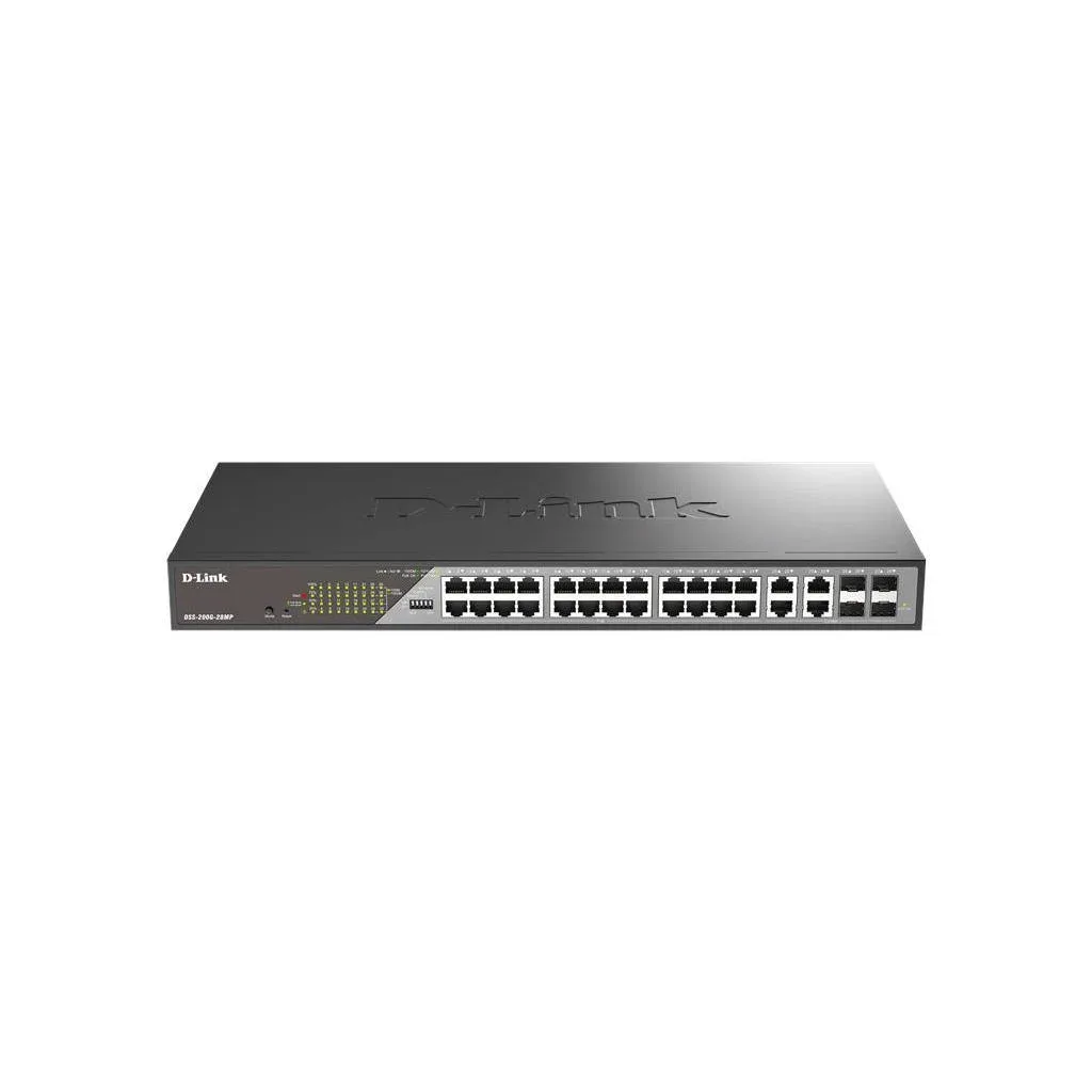 Комутатор мережевий D-Link DSS-200G-28MP