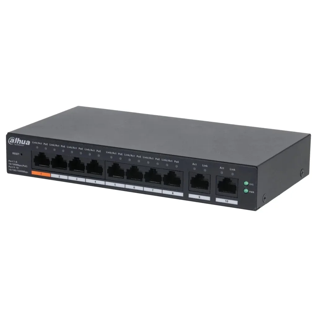 Комутатор мережевий Dahua DH-CS4010-8ET-60