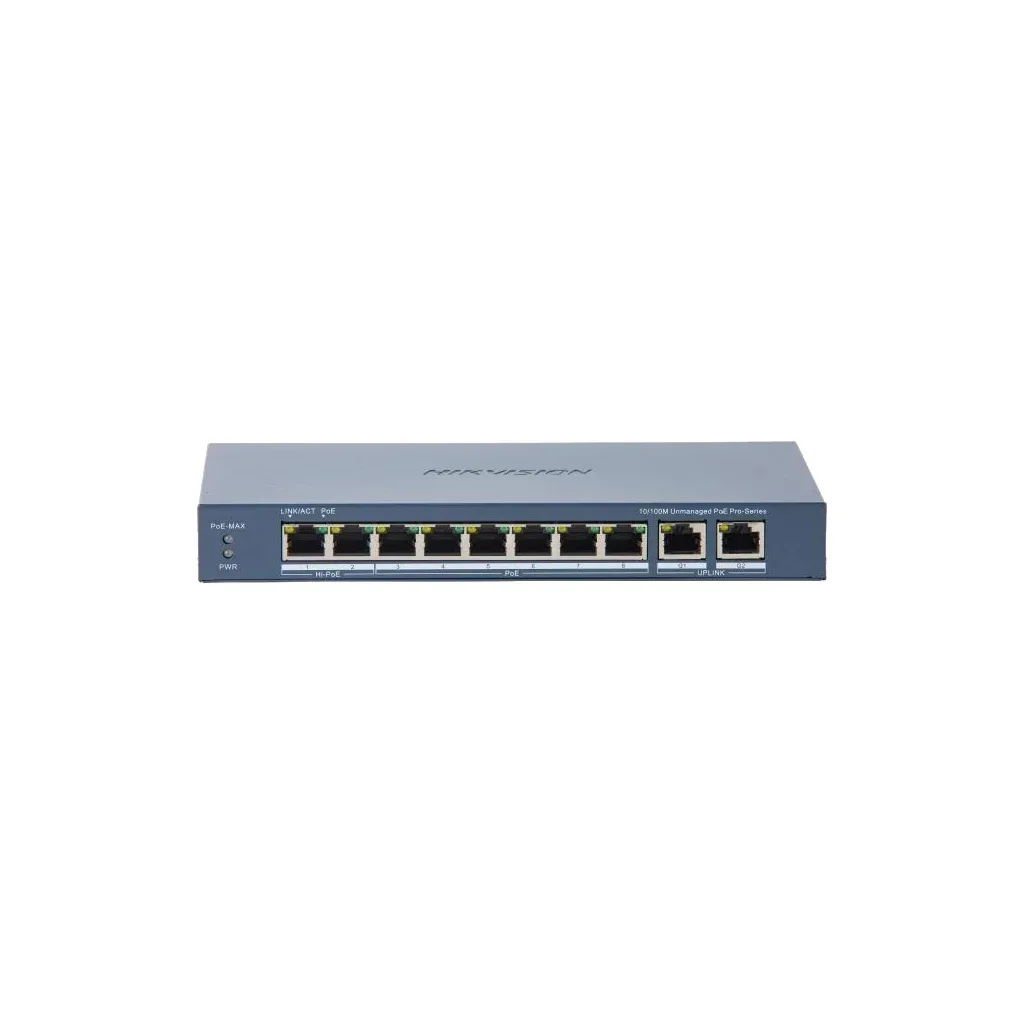 Комутатор мережевий Hikvision DS-3E0310HP-E(C)