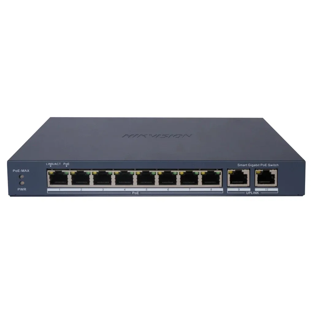 Комутатор мережевий Hikvision DS-3E1510P-EIV2